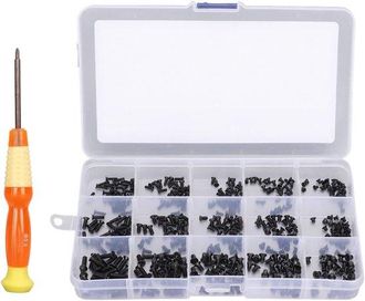 OEM Juego De 450 Tornillos Universales Para Port&aacute;tiles - Surtido De Tornillos De Acero Al Carbono Para Reparaci&oacute;n Con Caja De Almacenamiento