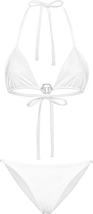 Philipp Plein Bikini - Dames - Bikinis - Wit - XL - Badmode
