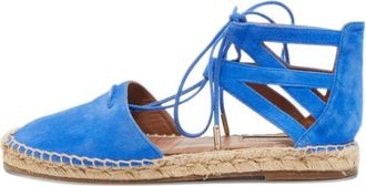 Aquazzura Espadrilles stringate - Blu