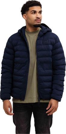 Emporio Armani Jassen, Heren, Blauw, M, Polyester, 7M000686 Winterjas