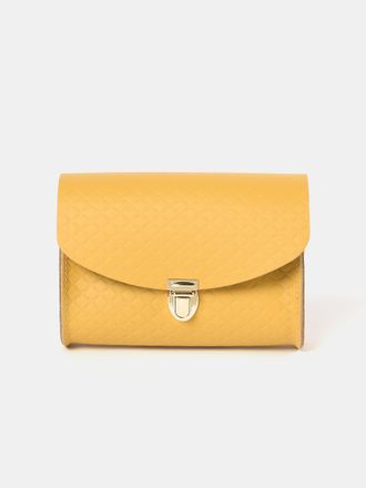 The Cambridge Satchel Company The Pushlock - Indian Yellow Matte Quilt