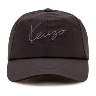 Kenzo Accessoires, Heren, Zwart, ONE Size, Nylon, Signature Geborduurde Pet