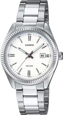 Casio Womens Stainless Steel Analog Watch White Dial - LTP-1302D-7A1V