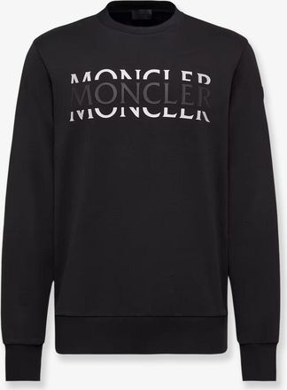 Moncler Felpa in cotone con stampa Logo - MONCLER - gender_Man