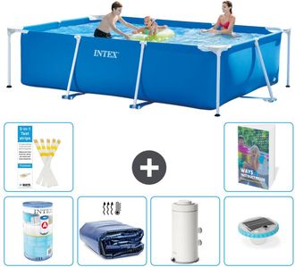Intex Piscina Con Estructura Rectangular - 300x200x75 Cm - 7-piezas S101