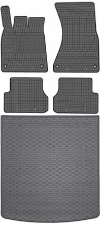 OEM Juego De Alfombrillas De Goma Para Coche Y Maletero Para Audi A6 C7 Estate (2011-2018)
