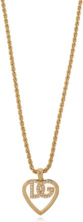 Dolce & Gabbana Ketting met hanger - Dames - Kettingen - Geel - ONE Size - Accessoires