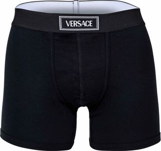 Versace Trunk Jersey Katoen Topeka+Elastische Canete Logo Boxer Shorts
