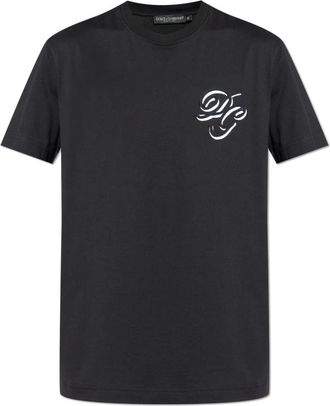Dolce & Gabbana Hombre, Camisetas, Negro, Talla: L