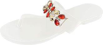 Generic Womens Shoes Sneaker 2016 Womens Beach Thong Slippers Hollow Casual Clip Toe Slippers Flat Shoes Sandals Women Shoes 40.5, White, 8.5 UK