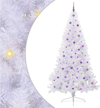 vidaXL &Aacute;rbol De Navidad Artificial Con 300 Led 240 Cm Pvc Y Acero Vidaxl