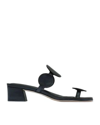 Bernardo Womens Jupiter Moon Low Heel Sandal In Black