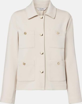 Max Mara Armonioso cotton-blend jersey jacket