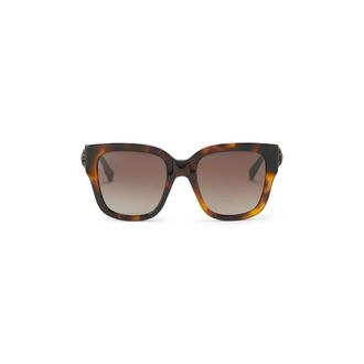 Kurt Geiger Accessoires, Dames, Zwart, ONE Size, Wayfarer Zonnebril