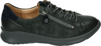 Ganter Schoenen, Dames, Grijs, 37 EU, Leer, Sportieve Lage Damesschoenen Grijs Leer