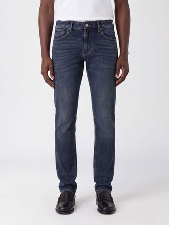 Emporio Armani Slim Fit Stretch Cotton Denim Jeans with Five Pockets