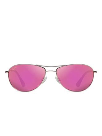 Maui Jim Baby Beach zonnebril met spiegelglazen - Roze
