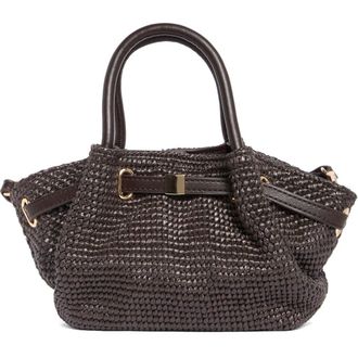 Urban Expression Straw Crossbody Bag in Chocolate at Nordstrom Rack