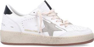 Golden Goose White Lace Up Sneakers