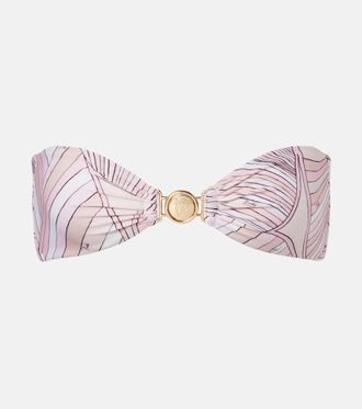 Pucci Iride bandeau bikini top