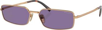 Prada Pra 60S Zonnebril - unisex - Zonnebrillen - Geel - 59 MM - Accessoires