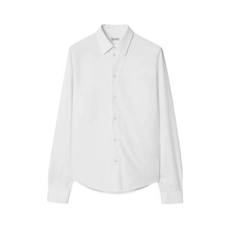 Burberry Overhemden, Heren, Wit, L, Casual Shirts
