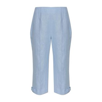 Poss&eacute; Broeken - Dames - Vrijetijds broeken - Blauw - M - Broeken