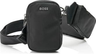 HUGO BOSS Dodge Telefoontasje - Heren - Tassen - Zwart - Maat: ONE Size
