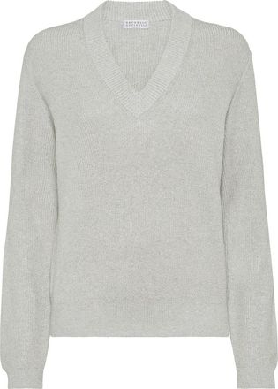 Brunello Cucinelli Vanisé sweater in Fog at Nordstrom, Size Xx-Large Eu