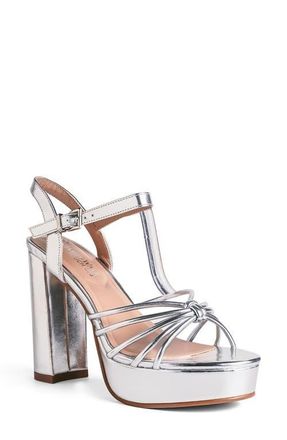 Touch Ups Tiara Platform Sandal in Silver at Nordstrom, Size 6.5