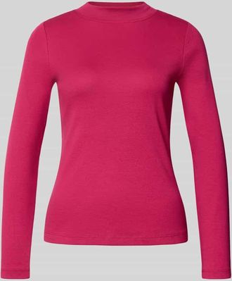 Christian Berg Longsleeve mit Stehkragen in Fuchsia, Größe XL