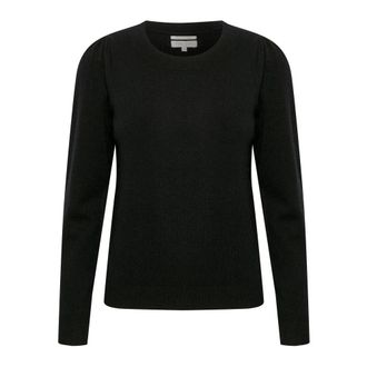 Part Two Kasjmier Zwarte Gebreide Trui - Dames - Cashmere truien - Zwart - XL - Kasjmier - Truien & Vesten