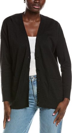 Eileen Fisher V-Neck Linen-Blend Cardigan