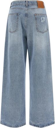 Giuseppe Di Morabito Crystal-Embellished Jeans - Light blue