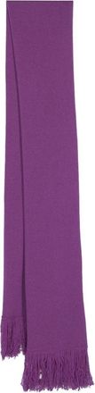 Fabiana Filippi frayed-hem cashmere scarf - women - Cashmere - One Size - Purple