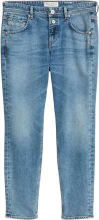 Marc O'Polo Jeans, Dames, Blauw, W31 L32, Katoen, Theda Boyfriend Mid Waist