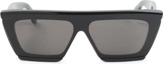 Alaia Aa 0104S Geometrische Acetaat Zonnebril - Dames - Zonnebrillen - Zwart - ONE Size - Accessoires