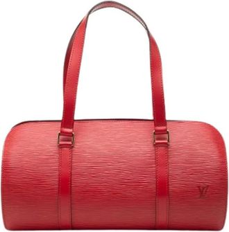 Louis Vuitton Pre-owned Handbags, female, Red, Size: ONE SIZE Pre-owned Soufflot