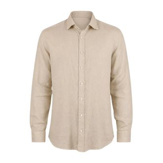 Bastoncino Casual Shirts - Heren - Casual Overhemden - Beige - M - Overhemden