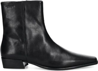 Vagabond Laarzen met puntige neus en rits - Zwart