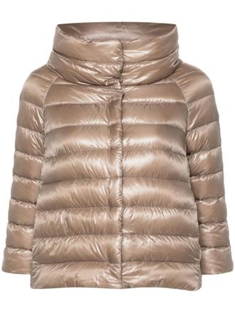 Herno Beige Sofia Short Down Jacket