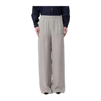 Emporio Armani Dames, Broeken, Grijs, Maat: L