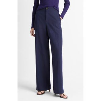 Vince Relaxed Wide Leg Pants in Dark Eclipse at Nordstrom Rack, Size 4
