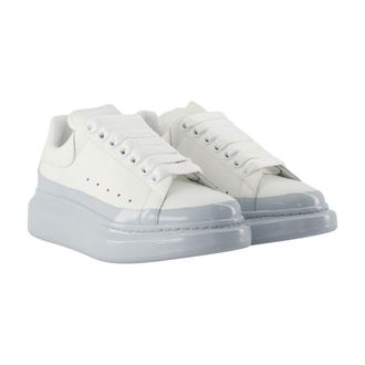Alexander McQueen Oversized White Leather Sneaker - White