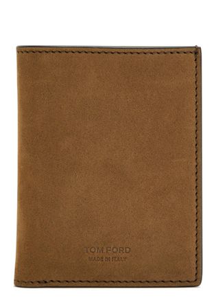 Tom Ford Nubuck Card Holder - Brown - One Size