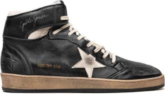 Golden Goose Platte schoenen - Heren - Sneakers - Zwart - 41 EU - Leer - Schoenen