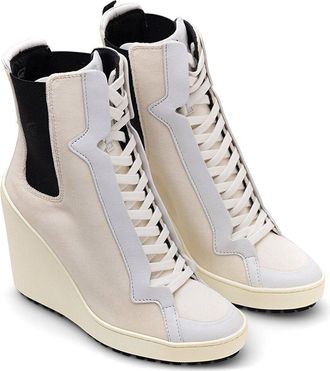 Hogan Lace-Up Leather Ankle Boot