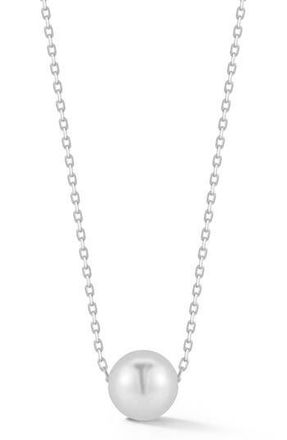 Glaze Jewelry Cultured Pearl Pendant Necklace in Silver at Nordstrom Rack