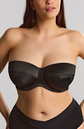 Panache Dana Underwire Strapless Bra in Black at Nordstrom, Size 42Dd