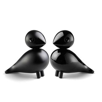 Kay Bojesen Turteltauben 2er-Set, Buche schwarz